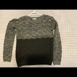 Tobi grey and black knitted sweater